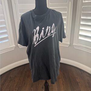 Anine Bing Black Graphic Tee